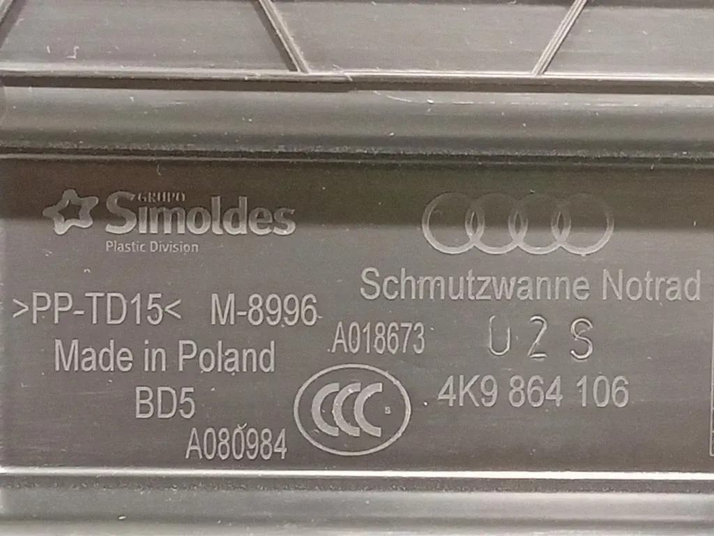 Vasca Contenitore VANO Bagagliaio 4K9 864 106 Audi A6 4a5c8 Avant 2018