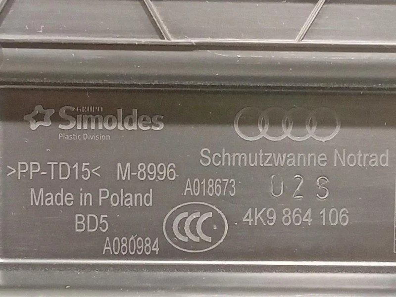 Vasca Contenitore VANO Bagagliaio 4K9 864 106 Audi A6 4a5c8 Avant 2018