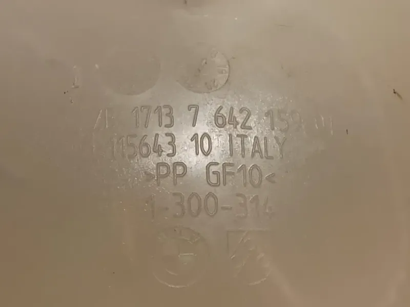 Vaschetta Acqua 1713 7 642 159 01 Bmw Serie 1 F20 Berlina 2012