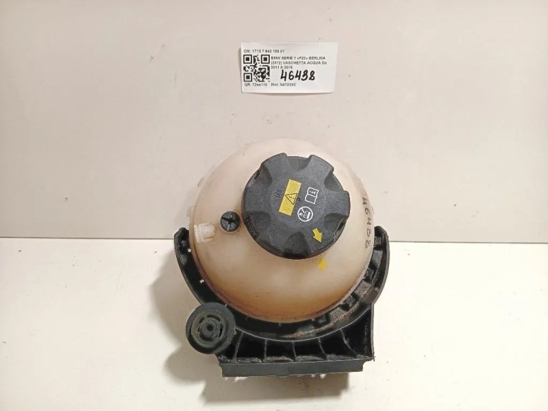 Vaschetta Acqua 1713 7 642 159 01 Bmw Serie 1 F20 Berlina 2012