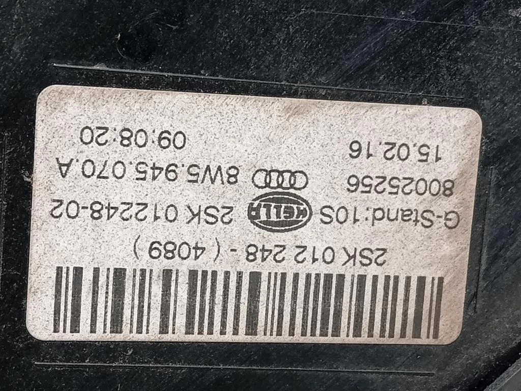 Fanale POST DX 8W5945070A Audi A4 8W2 2015