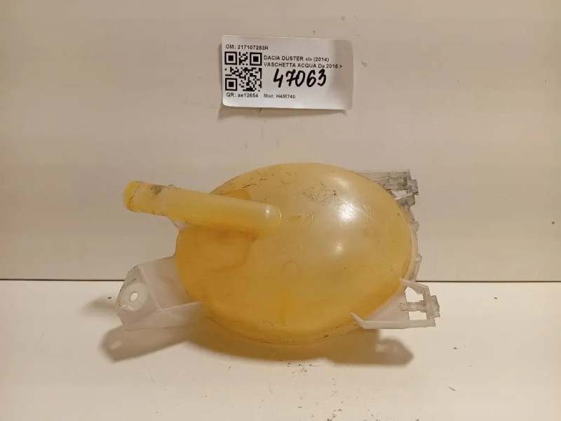 Vaschetta Acqua 217107253R Dacia Duster I 2014