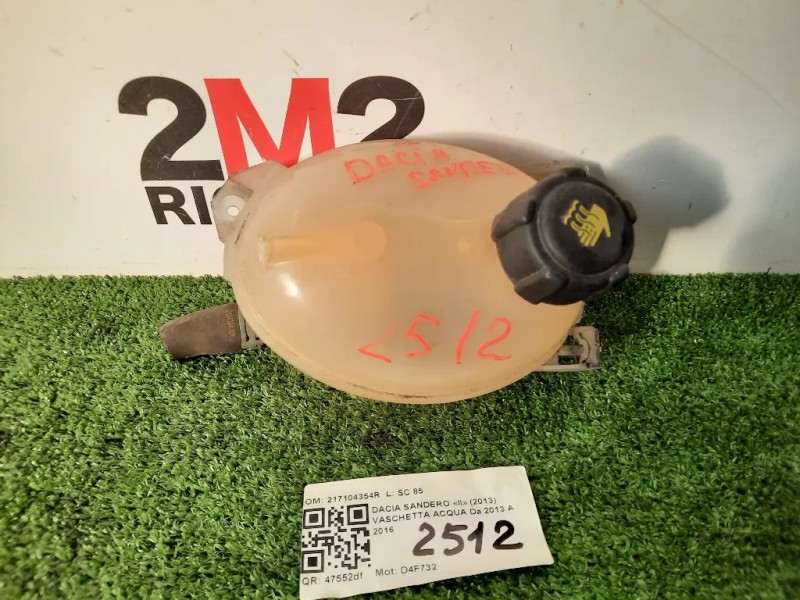 Vaschetta Acqua 217104354R Dacia Sandero II 2013