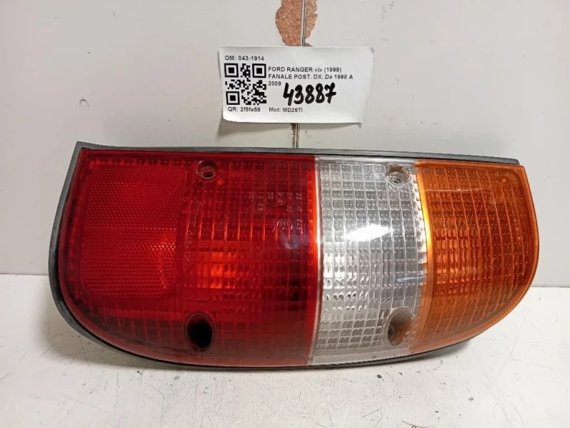 Fanale POST DX 043-1914 Ford Ranger I 1999