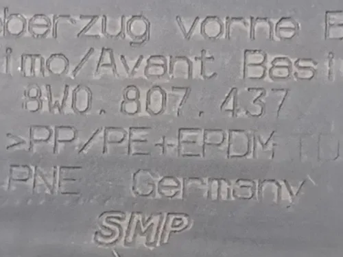 Paraurti ANT 8W0 807 437 Audi A4 8WC 2019