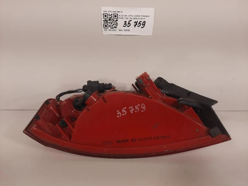 Fanale POST DX 8T0 945 096 D Audi A5 8T3 2008