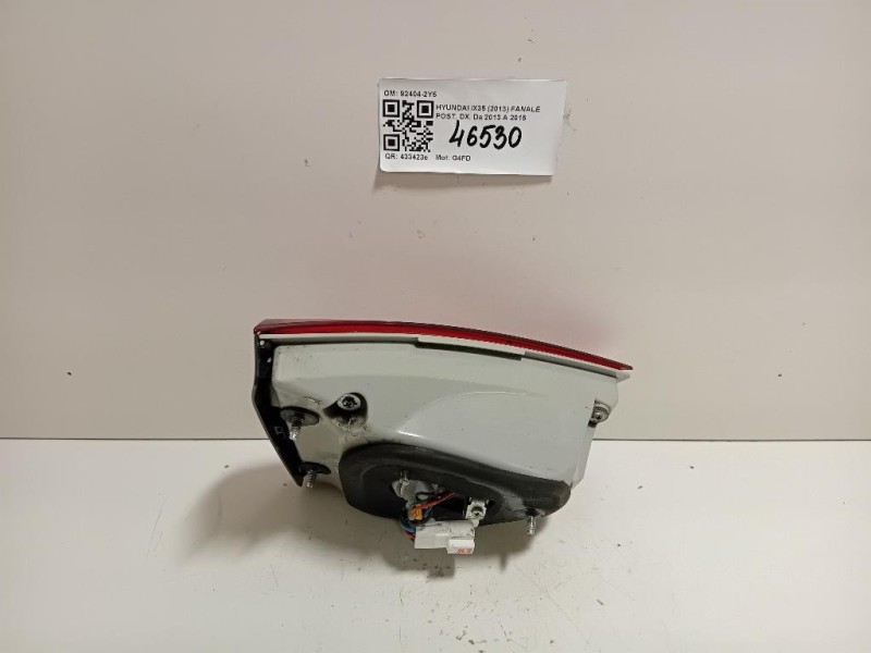 Fanale POST DX 92404-2Y5 INTERNO DESTRO Hyundai IX35 2013