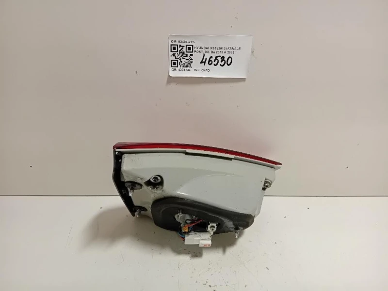 Fanale POST DX 92404-2Y5 INTERNO DESTRO Hyundai IX35 2013