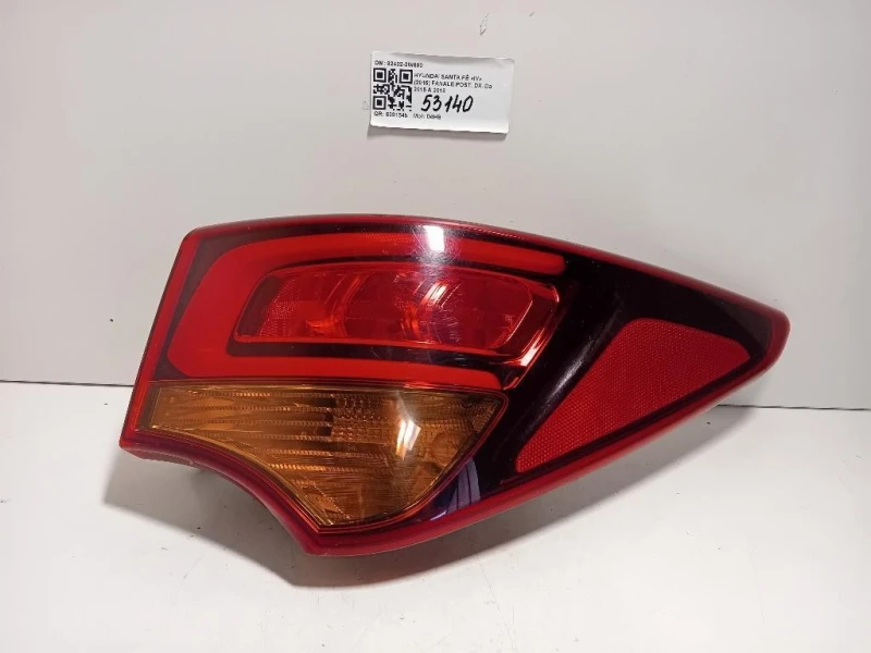 Fanale POST DX 92402-2W600 92402-2W610 Hyundai Santa FÉ IV 2015