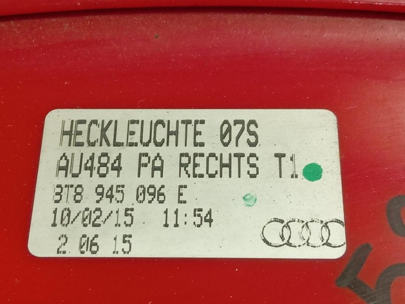 Fanale POST DX 8T8945096E Audi A5 8TA Sportback 2012