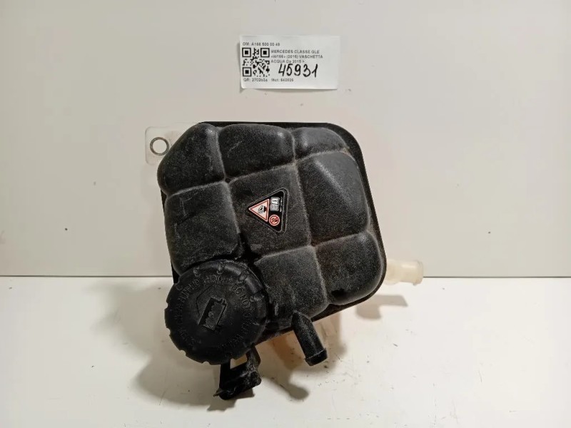 Vaschetta Acqua A166 500 00 49 Mercedes Classe GLE W166 2015