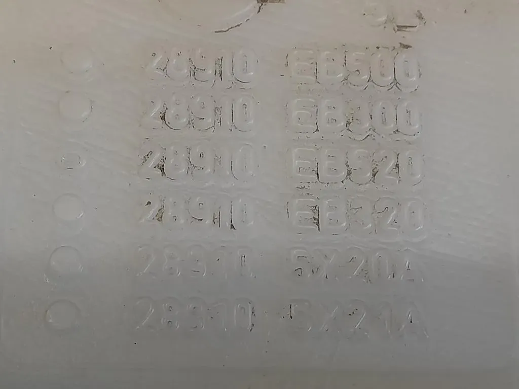 Vaschetta Acqua 289105X21A Nissan Navara 2005