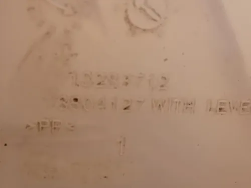 Vaschetta Acqua 13283712 Opel Zafira C 2012