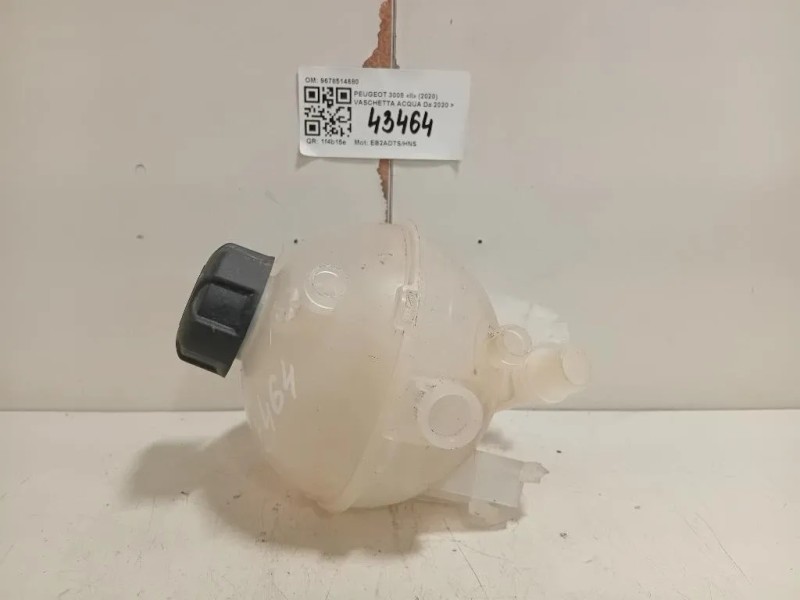 Vaschetta Acqua 9678514680 Peugeot 3008 II 2020