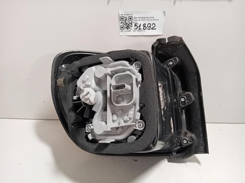 Fanale POST DX 51953119 Jeep Renegade 2015