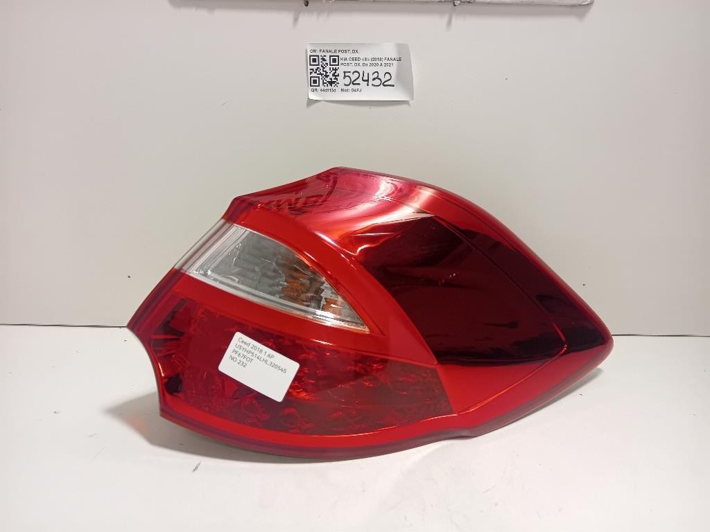 Fanale POST DX FANALE POST DX Kia CEED III 2018