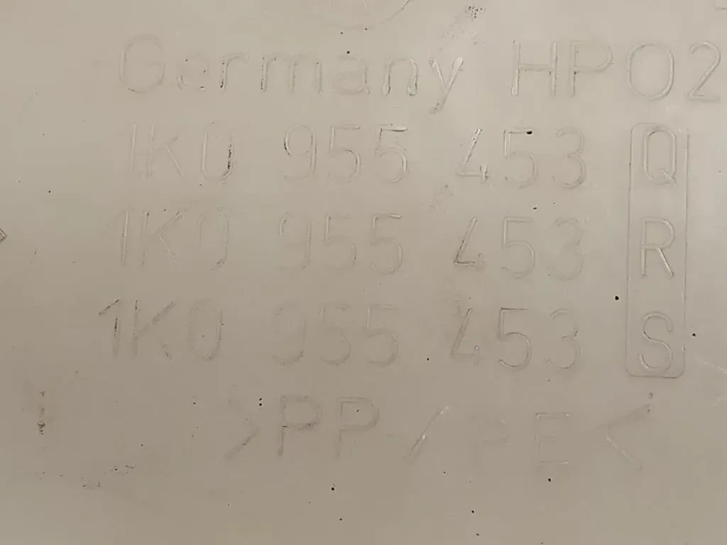 Vaschetta Tergicristalli 1K0 955 453 S Audi A3 8PA Sportback 2008