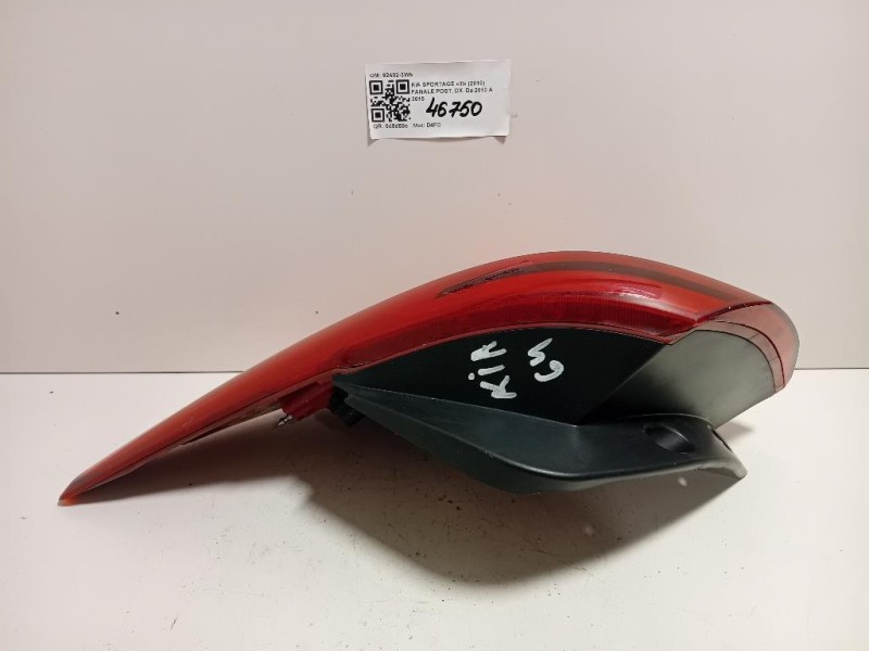 Fanale POST DX 92402-3W5 Kia Sportage III 2010