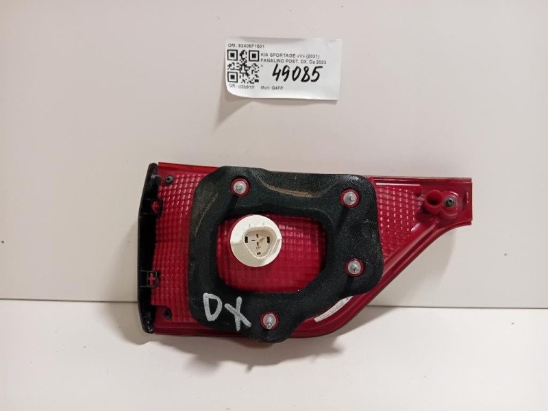 Fanale POST DX 92406F1501 Kia Sportage IV 2018