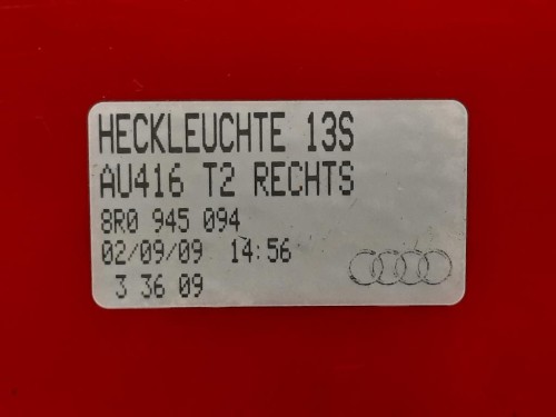 Fanale POST DX 8R0945094 Audi Q5 8RB 2009