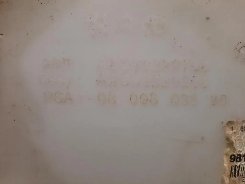 Vaschetta Tergicristalli 9809803680 Citroen Jumpy IV 2016