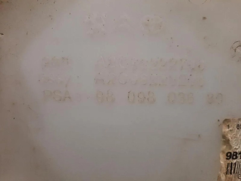 Vaschetta Tergicristalli 9809803680 Citroen Jumpy IV 2016