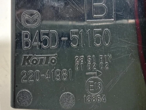 Fanale POST DX B45D-51150 Mazda 3 III 2016