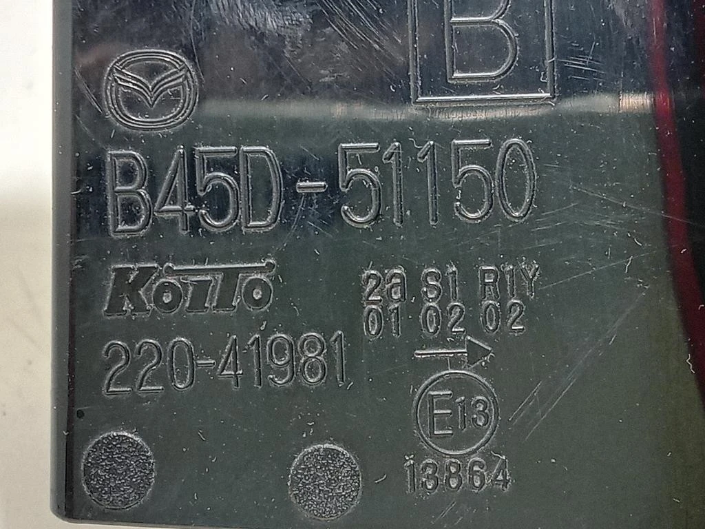 Fanale POST DX B45D-51150 Mazda 3 III 2016