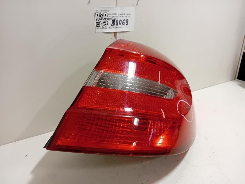 Fanale POST DX A2468200264 Mercedes Classe B W246 2012