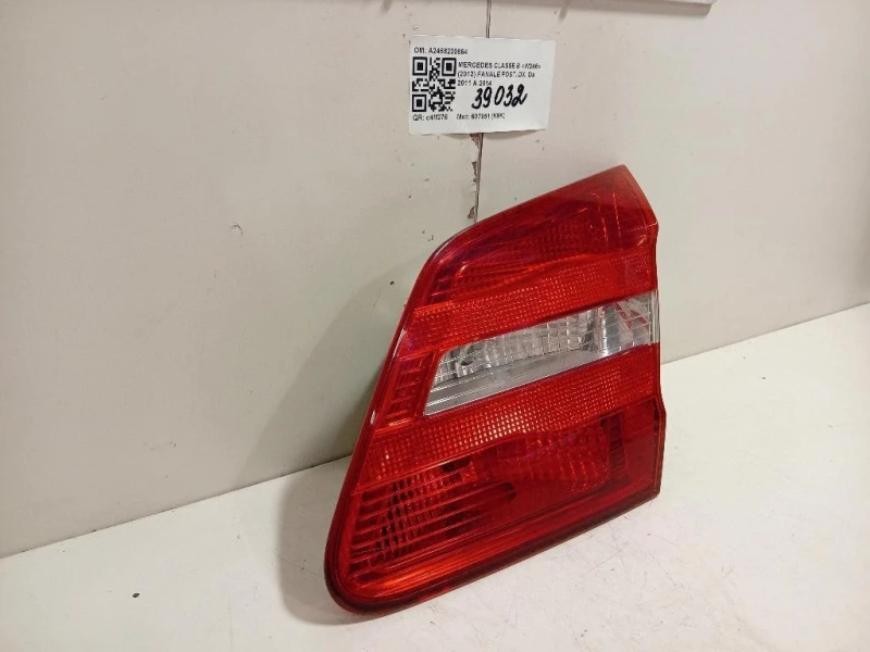Fanale POST DX A2468200864 Mercedes Classe B W246 2012