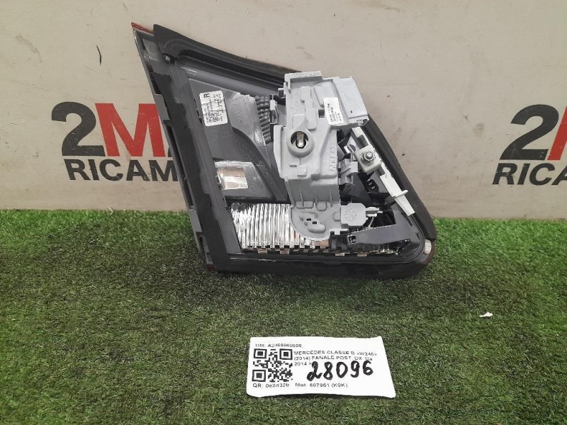Fanale POST DX A2469068600 Mercedes Classe B W246 2014