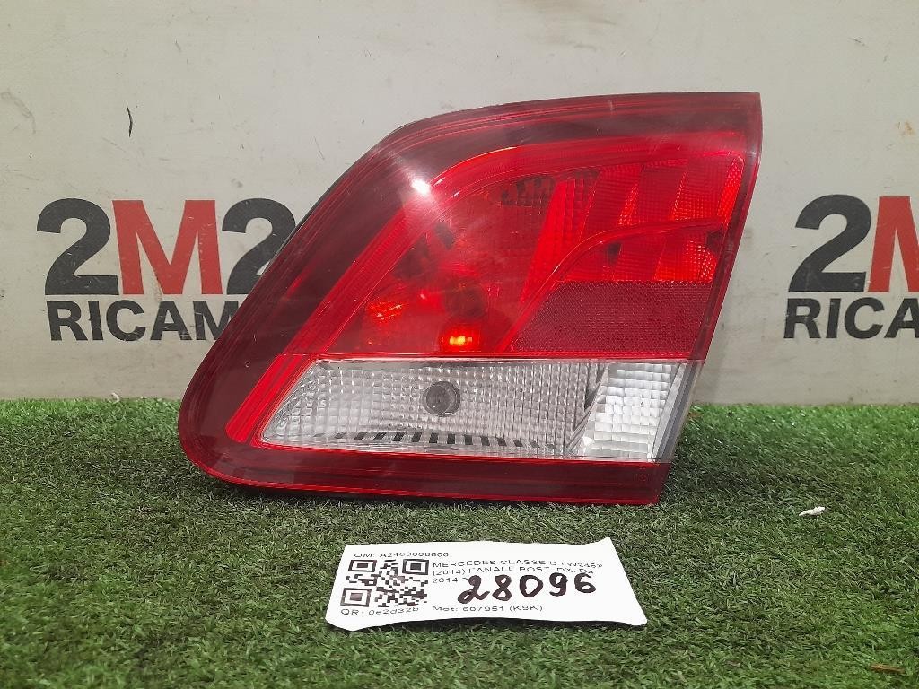 Fanale POST DX A2469068600 Mercedes Classe B W246 2014