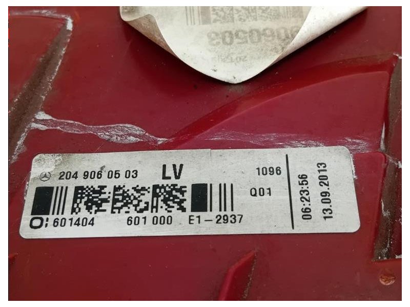 Fanale POST DX 2049060503 Mercedes Classe C C204 Coupé 2011