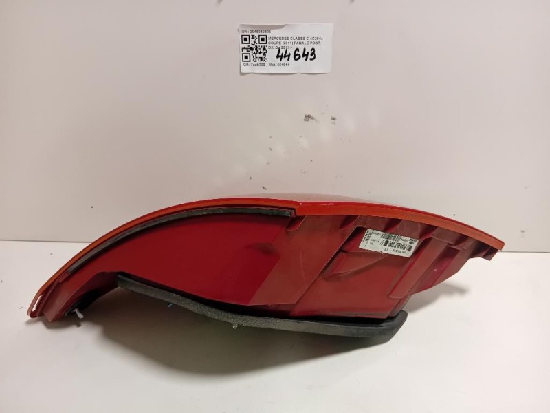 Fanale POST DX 2049060503 FARO POST Mercedes Classe C C204 Coupé 2011