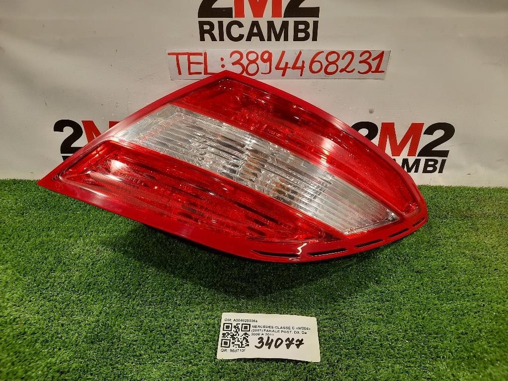 Fanale POST DX A2048200264 Mercedes Classe C W204 2007