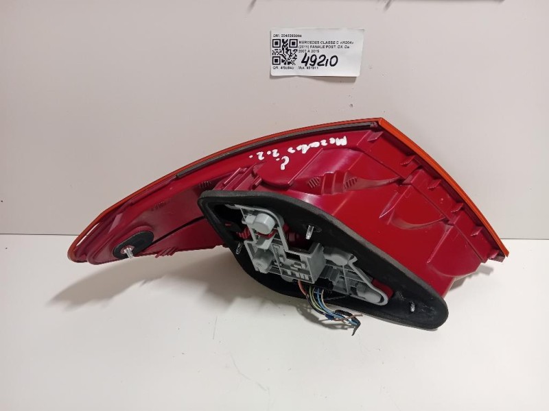 Fanale POST DX 2048203064 Mercedes Classe C W204 2011