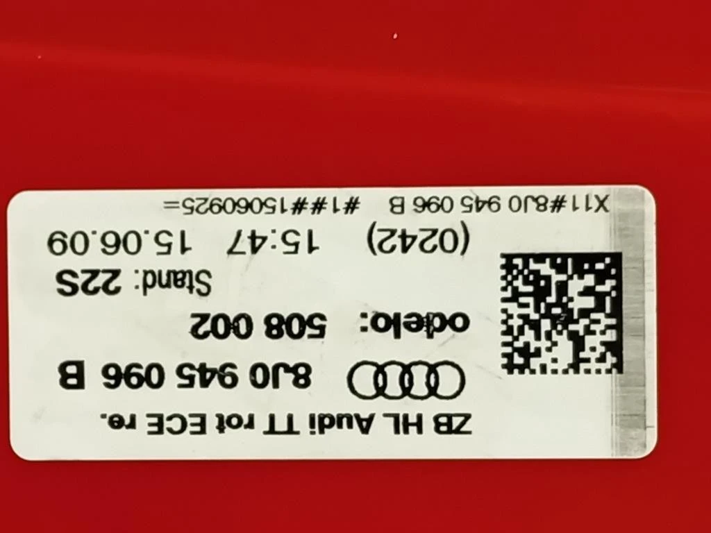 Fanale POST DX 8J0 945 096 B Audi TT 8J3 2007