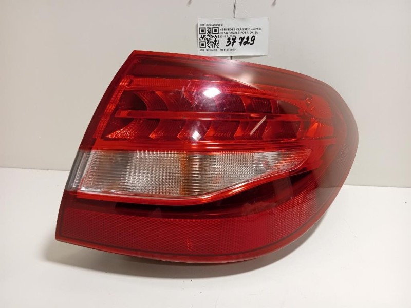 Fanale POST DX A2059060657 Mercedes Classe C W205 2014