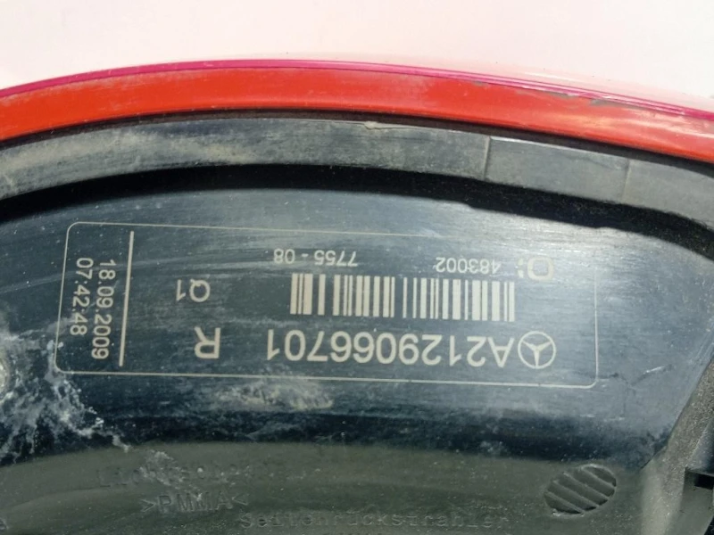 Fanale POST DX A2129066701 Mercedes Classe E W212 2009