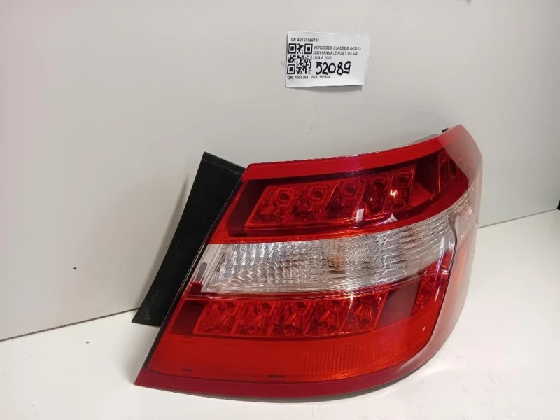 Fanale POST DX A2129066701 Mercedes Classe E W212 2009