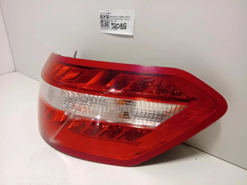 Fanale POST DX A2129066701 Mercedes Classe E W212 2009