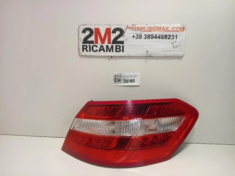 Fanale POST DX A2129066701 Mercedes Classe E W212 2009