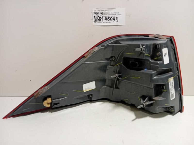 Fanale POST DX A 166 906 58 02 Mercedes Classe GLE W166 2015
