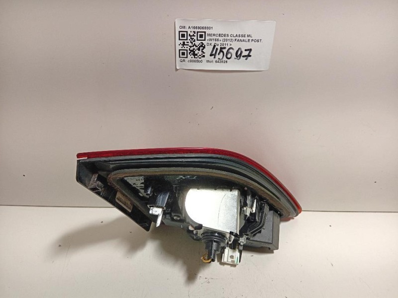 Fanale POST DX A1669068801 Mercedes Classe ML W166 2012