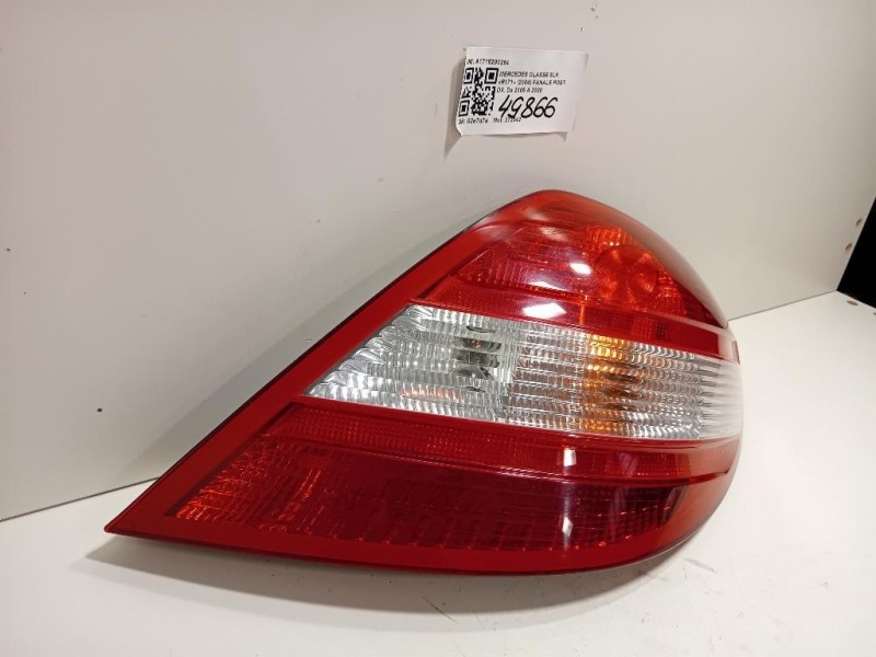 Fanale POST DX A1718200264 Mercedes Classe SLK R171 2004