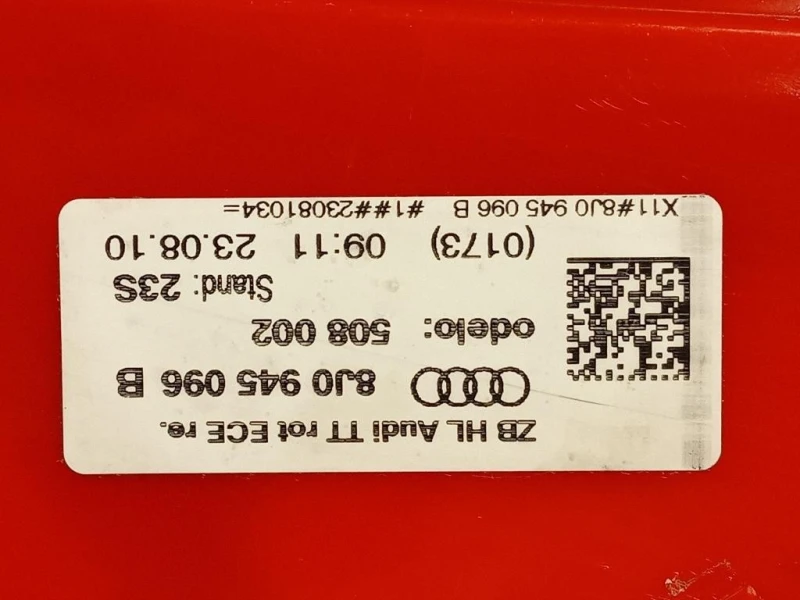 Fanale POST DX 8J0 945 096 B Audi TT 8J3 2010