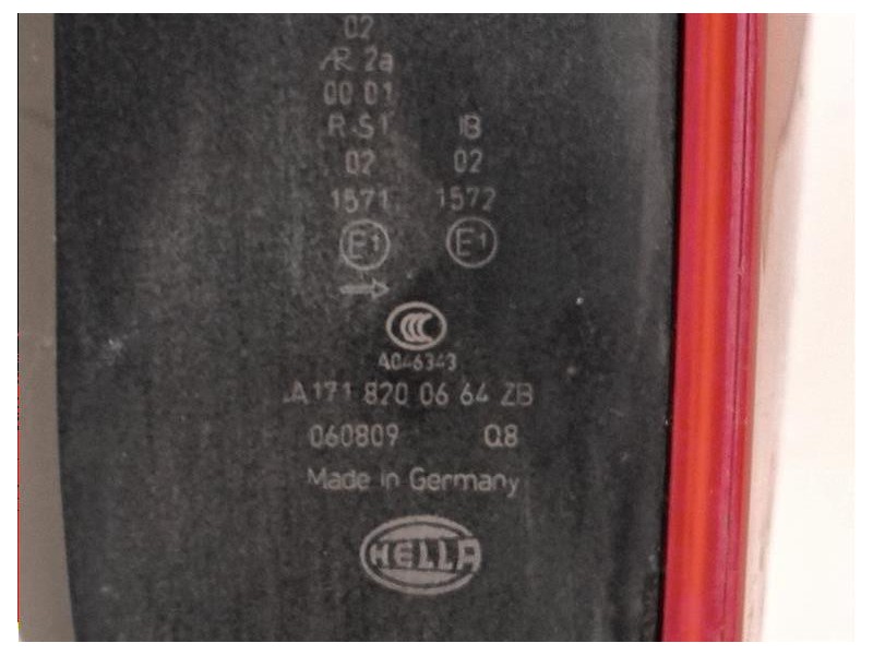 Fanale POST DX 158366 Mercedes Classe SLK R171 2004
