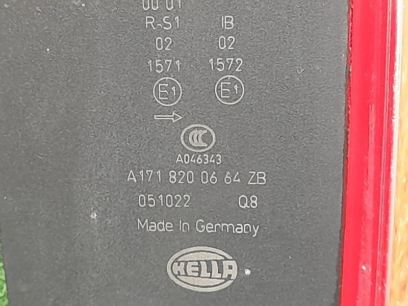 Fanale POST DX A1718200664 Mercedes Classe SLK R171 2008