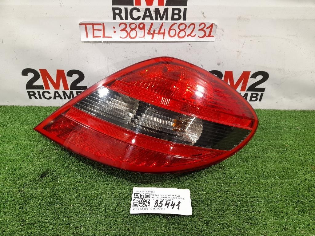 Fanale POST DX A1718200664 Mercedes Classe SLK R171 2008
