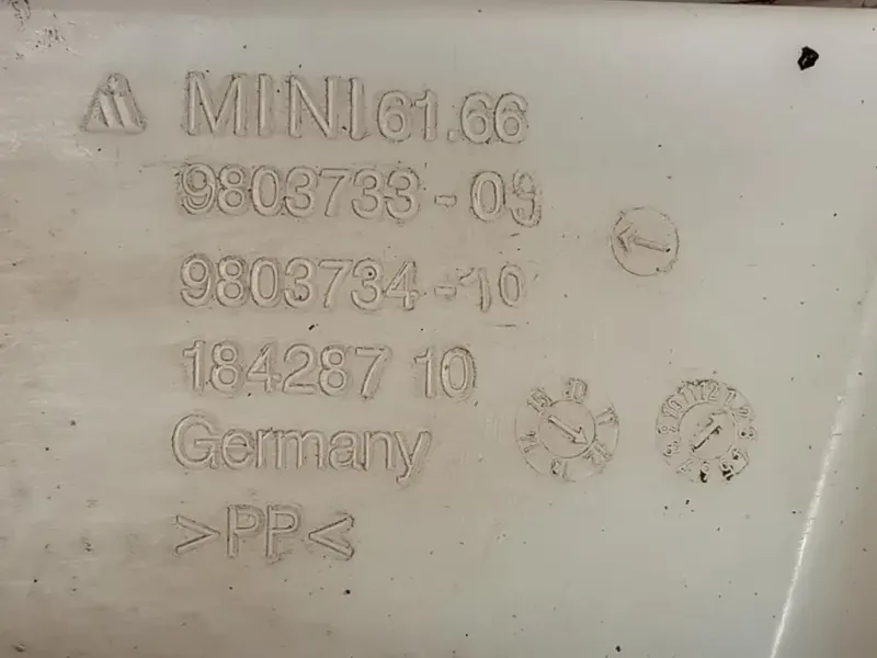 Vaschetta Tergicristalli 6166 7157124-06 Mini MINI Cooper R56 2007